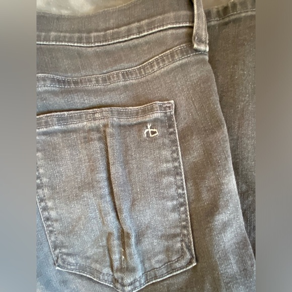 Rag & Bone Hana Denim Jean Color DIME - Picture 6 of 7